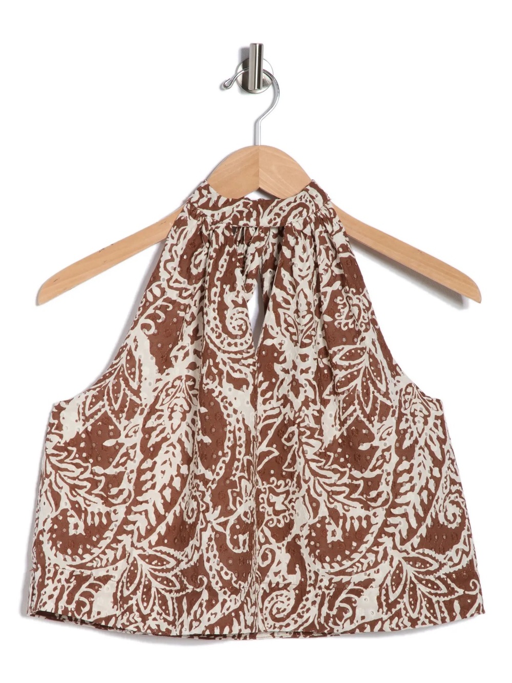 JASON WU Brown and IvoryHalter Tank top
